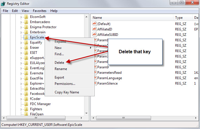 delete epicscale
