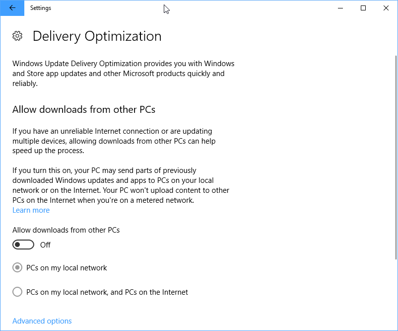 delivery optimization