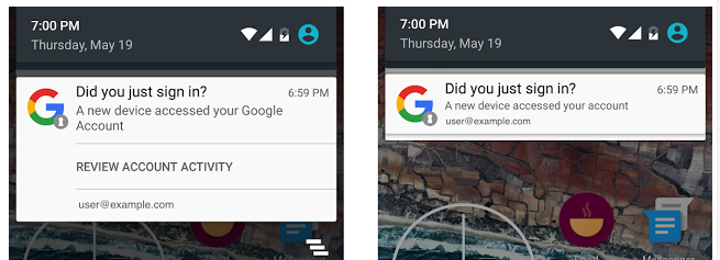 did you just sign-in