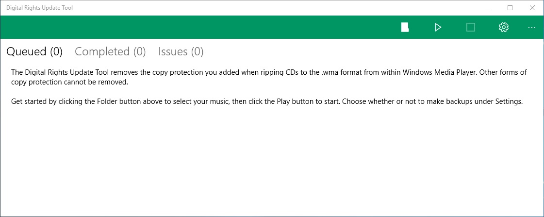 Digital Rights Update Tool