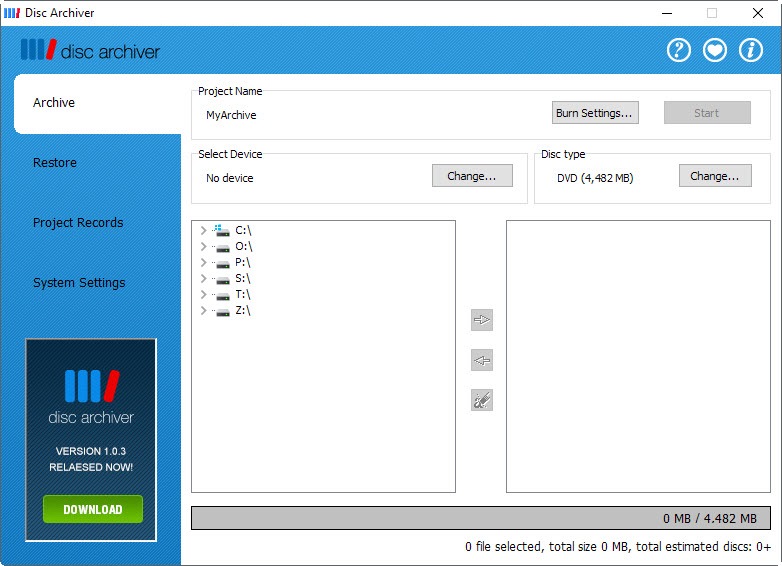 disc archiver