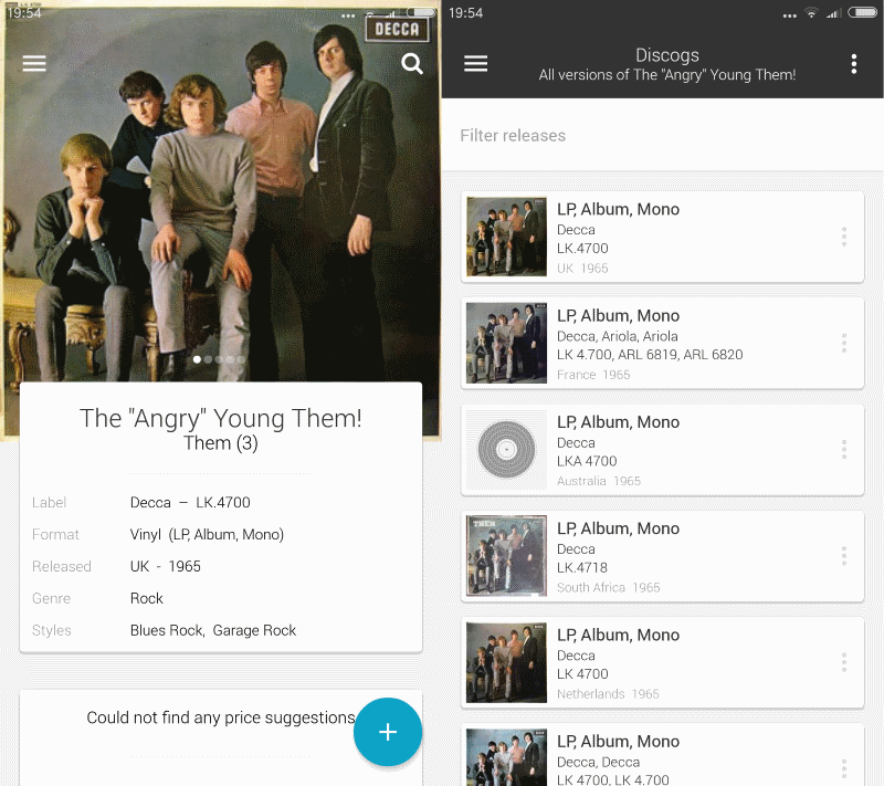 discogs market android