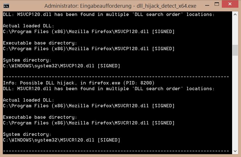 dll hijack detector