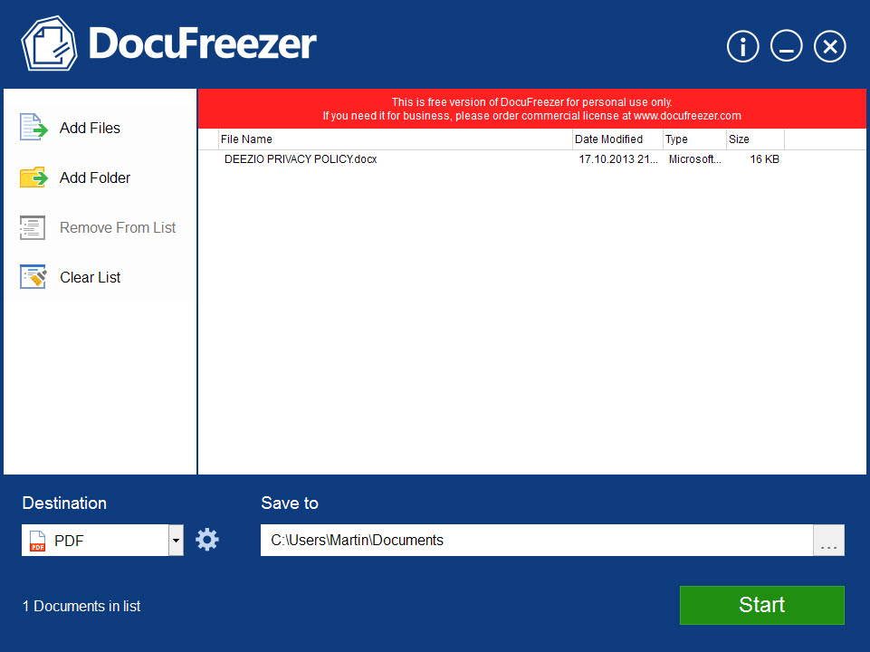 docufreezer