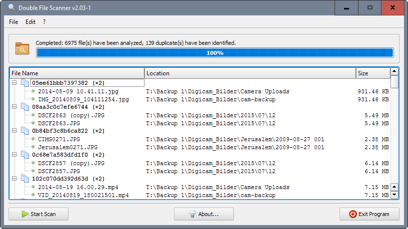 double file scanner