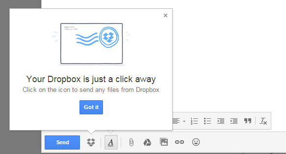 dropbox gmail