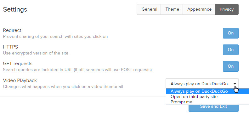 duckduckgo privacy preferences