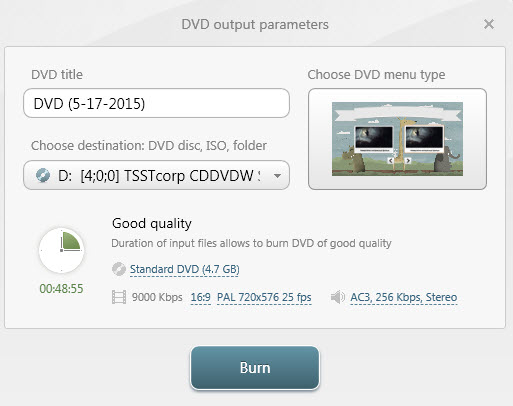 dvd output