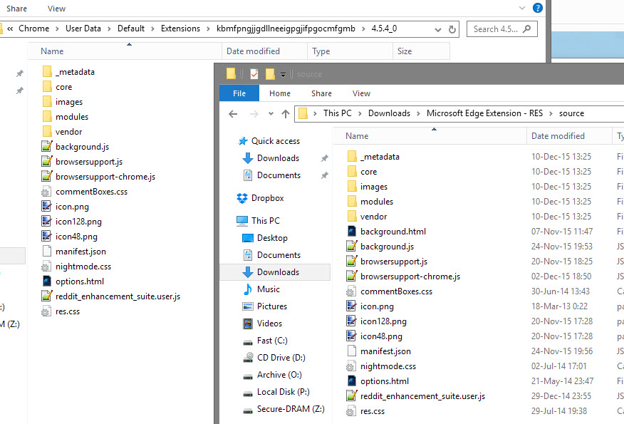edge chrome extension