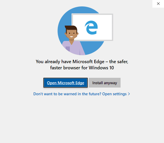 edge firefox chrome blocks installation