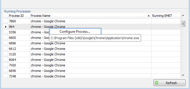 emet add application protection