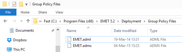 emet group policy