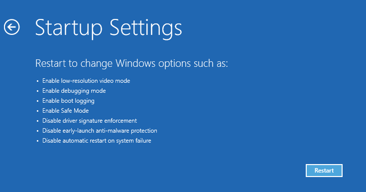 enable safe mode
