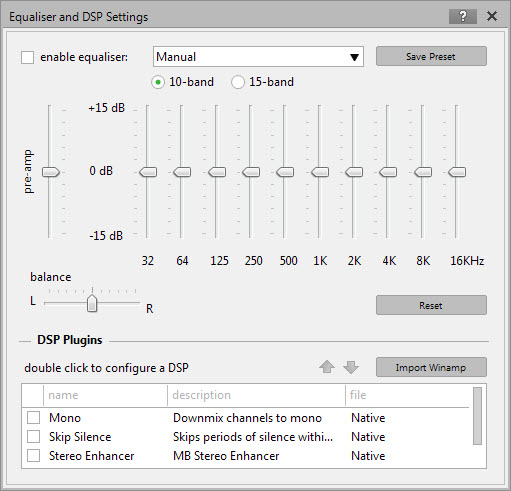 equalizer dsp