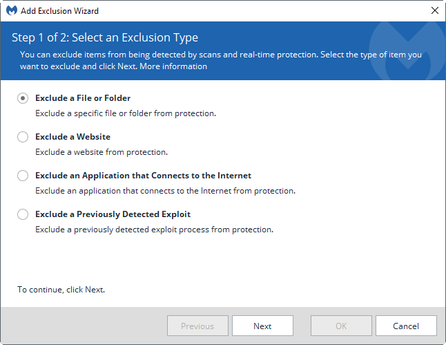 exclude file folder