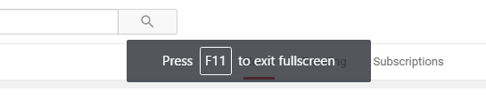 f11 fullscreen