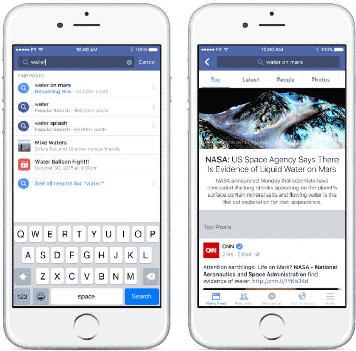 facebook search fyi
