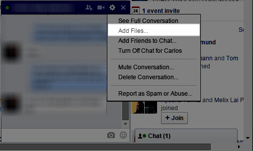 facebook share files