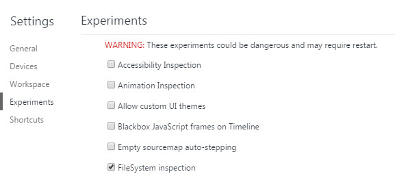 filesystem inspection