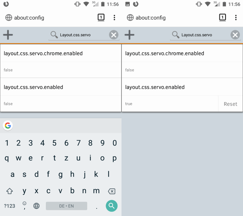 firefox 58 android quantum css