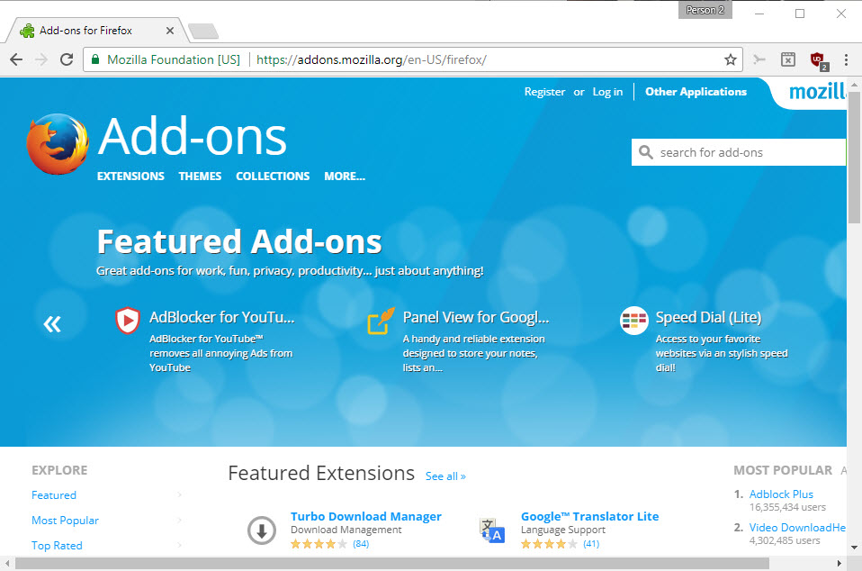 firefox addons