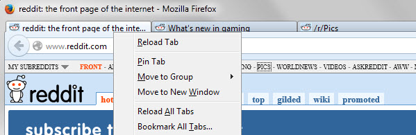 firefox bookmark all tabs