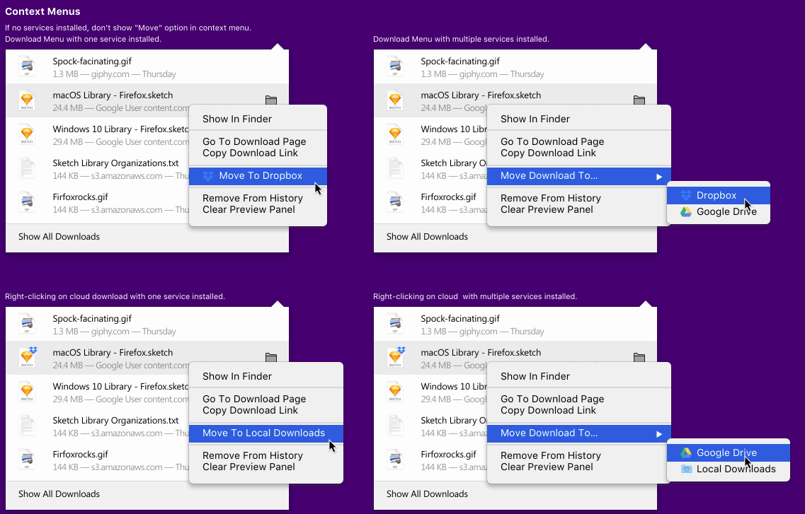 firefox cloud storage downloads