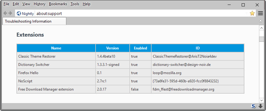firefox hello system addon