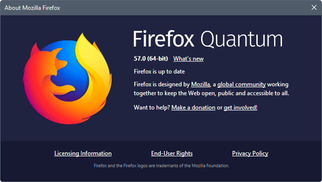 firefox quantum 57