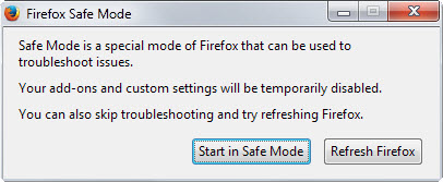 firefox safe mode