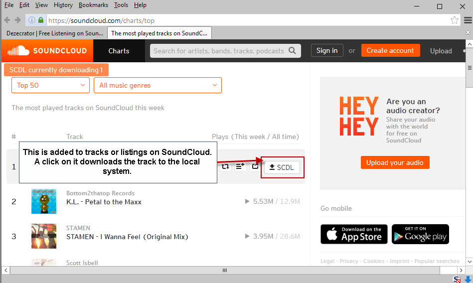 firefox soundcloud download