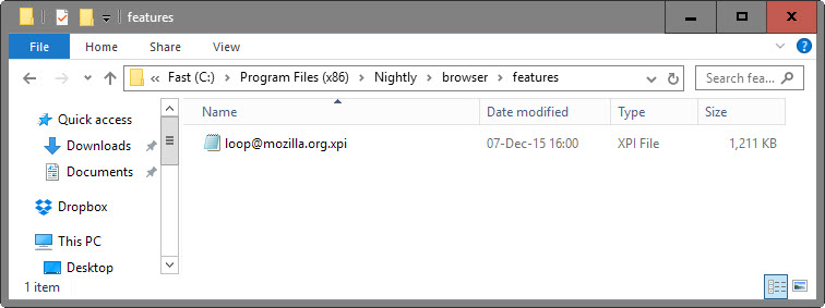 firefox system addon loop