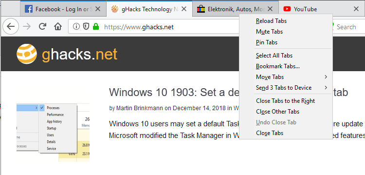 firefox tab stacks multiple tabs