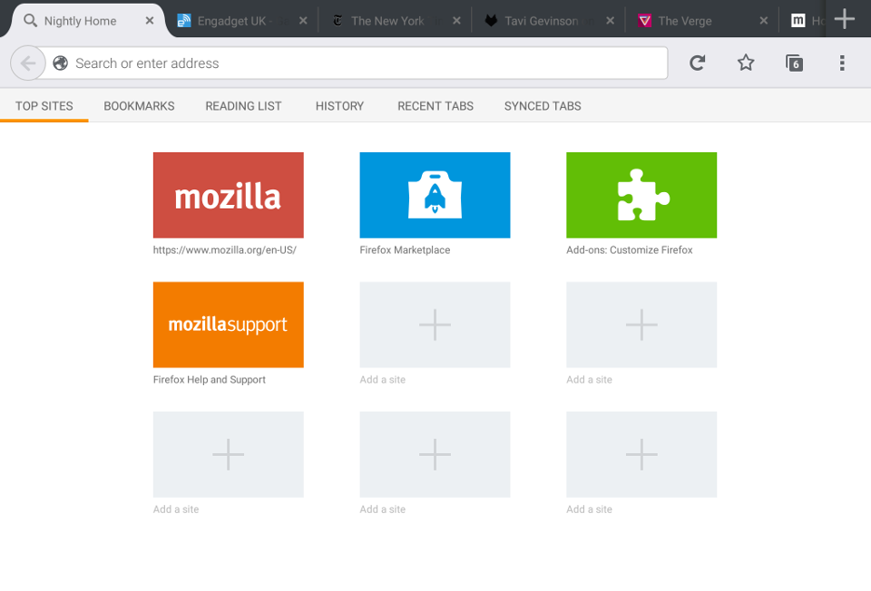 firefox tablet