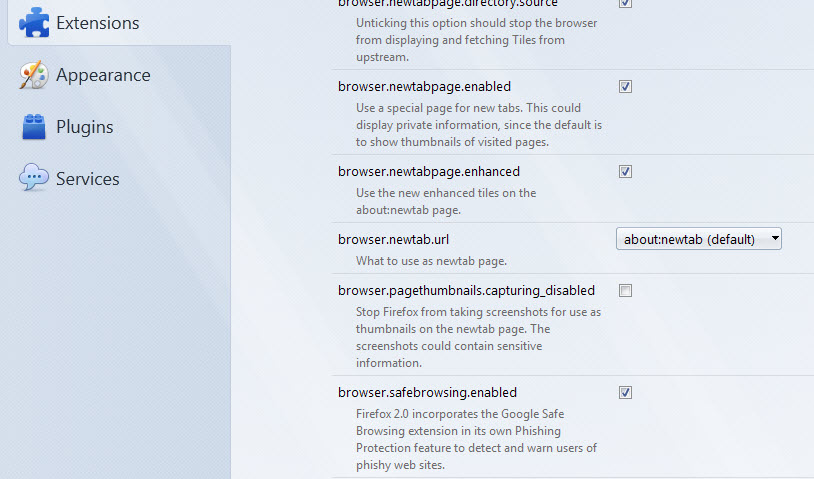 firefox tinfoil addon