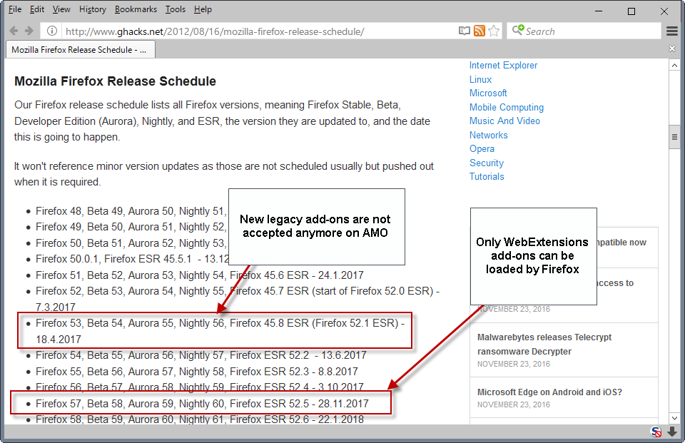 firefox webextensions