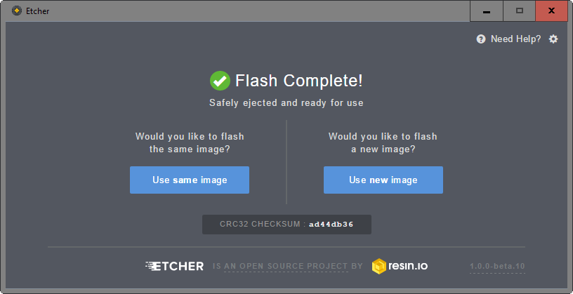 flash complete