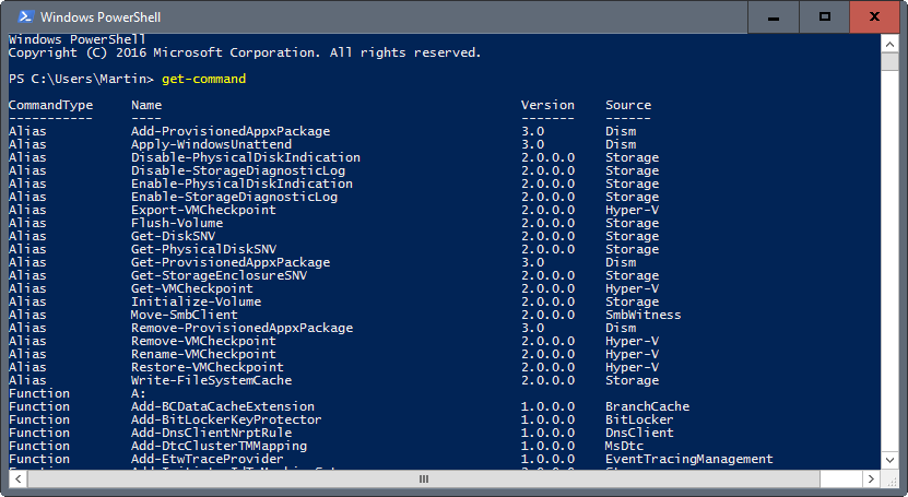 get-command powershell
