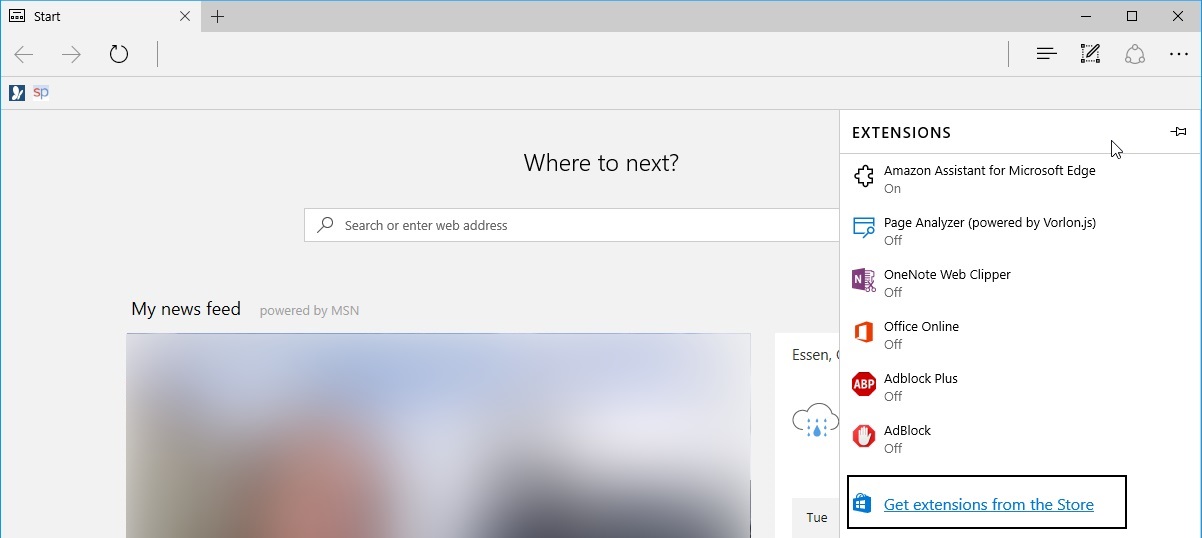 get edge extensions