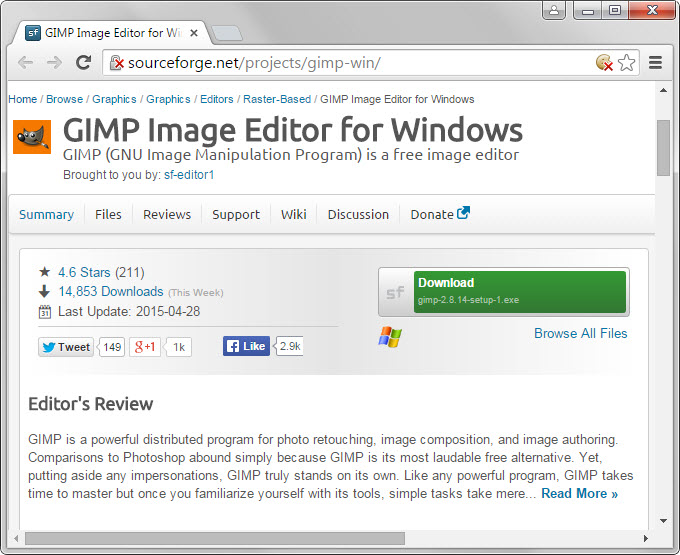 gimp clean download
