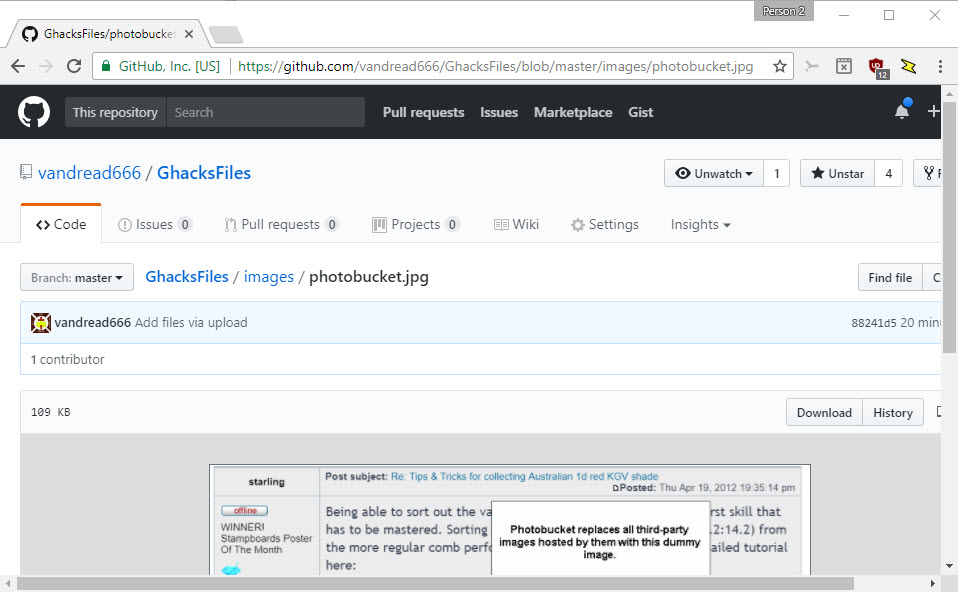 github photobucket alternative