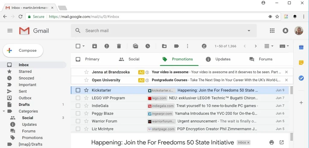 gmail sender icons