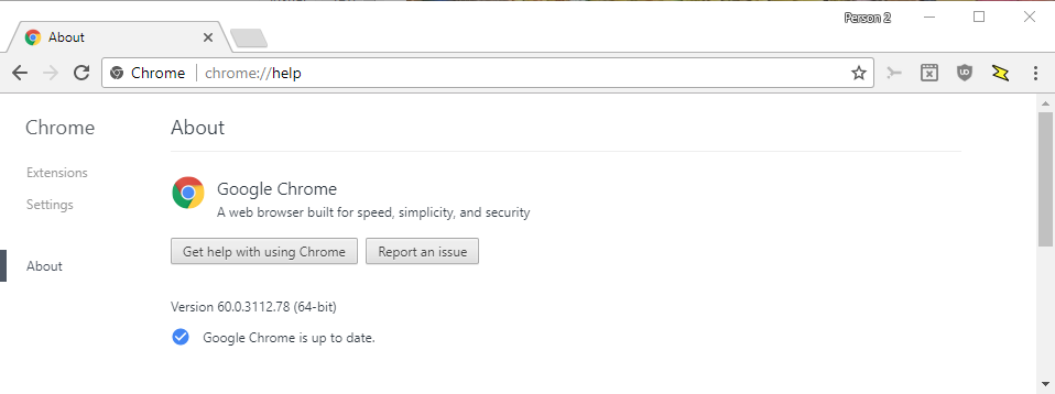 google chrome 60