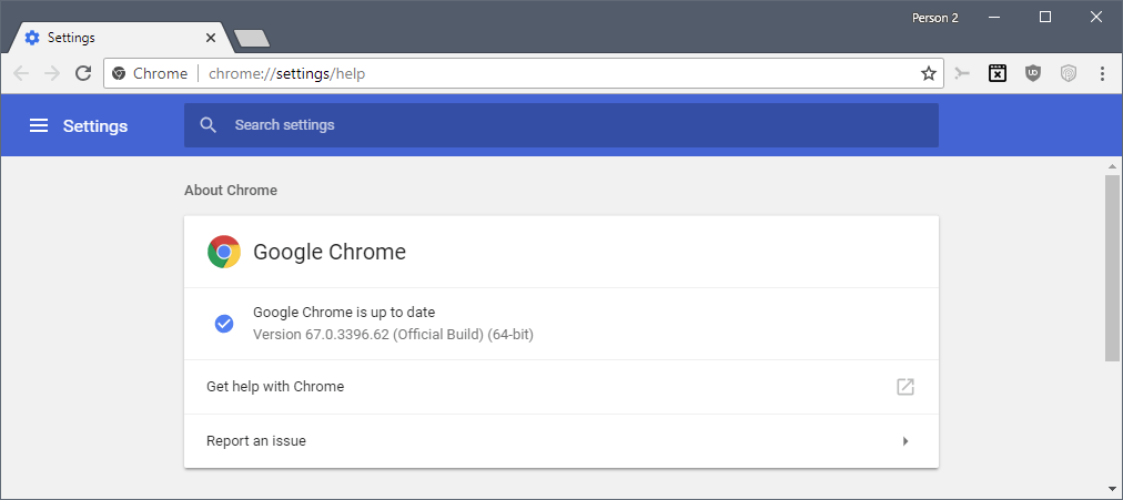 google chrome 67