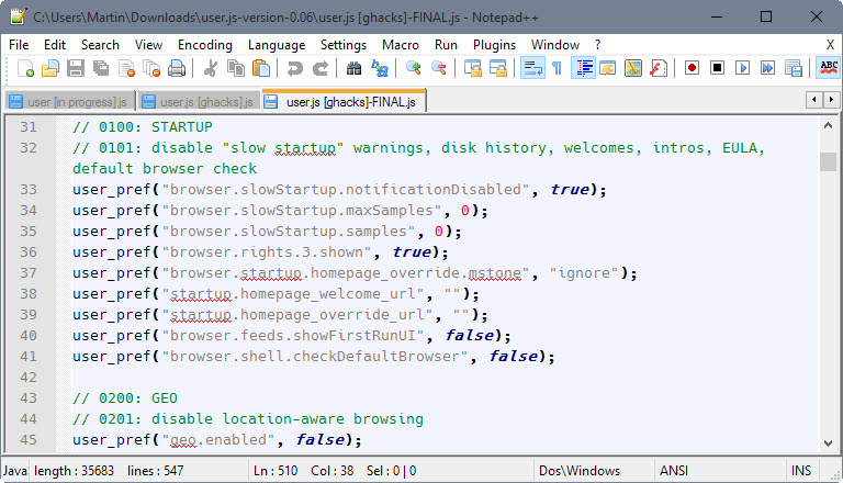 hack font