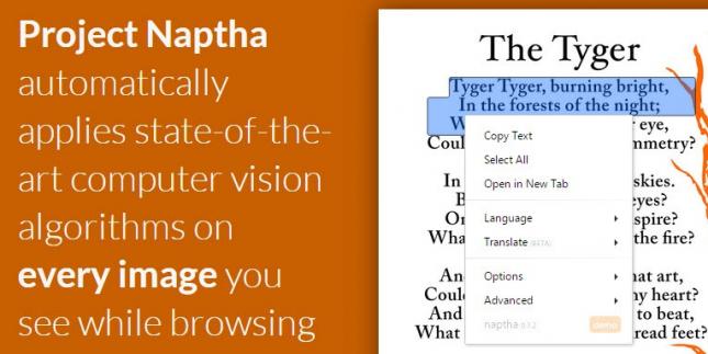 highlight text on images