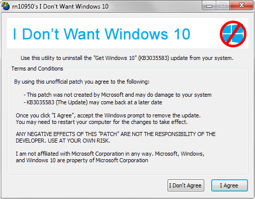 i dont want windows 10