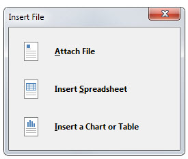 insert file