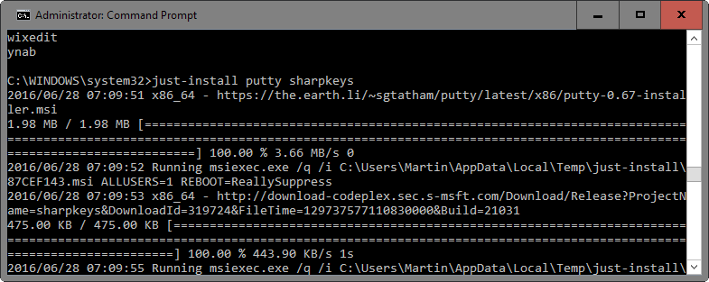 install software bulk