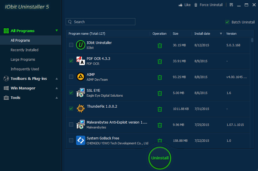iobit uninstaller 5